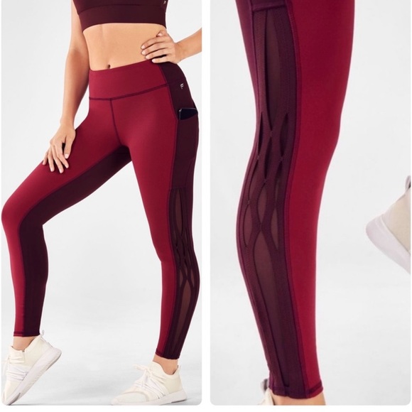 Fabletics Pants - Fabletics Powerhold Colorblock Leggings
